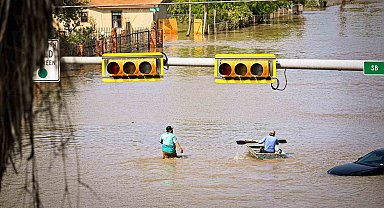 ABD-Meksika sınırında sel: 4 ölü