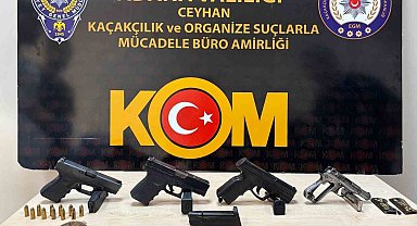 Adana'da silah ticareti yapan 3 şüpheli tutuklandı