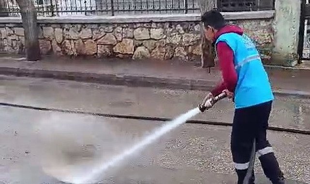 Adıyaman'da cadde ve sokaklar temizleniyor