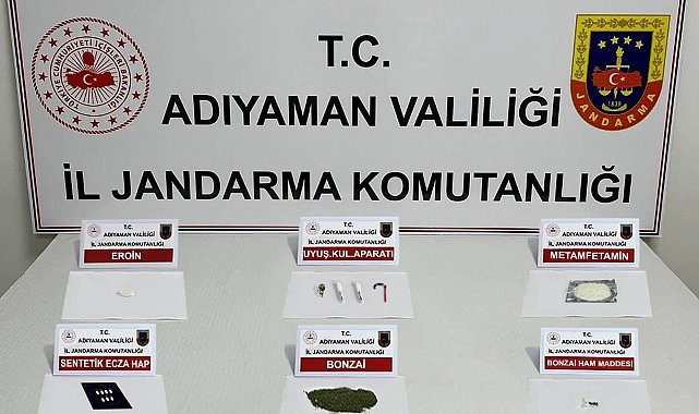 Adıyaman'da jandarma ekipleri uyuşturucuya göz açtırmıyor