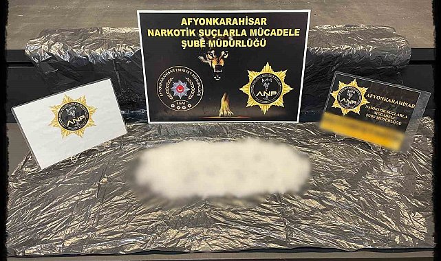 Afyonkarahisar'da uyuşturucu yakalandı