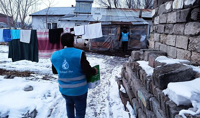 Ağrı Rahmet-Der, Ramazan'da 3 bin 500 aileye yardım ulaştırdı