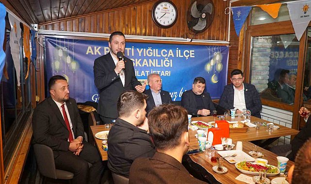 AK Parti heyeti Yığılca'da halkla buluştu