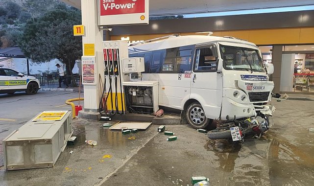 Akaryakıt istasyonunu savaş alanına çeviren minibüs şoförü tutuklandı