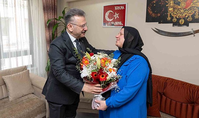 Aksoy çiftinden şehit ailesine ve gaziye bayram ziyareti