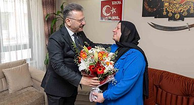 Aksoy çiftinden şehit ailesine ve gaziye bayram ziyareti