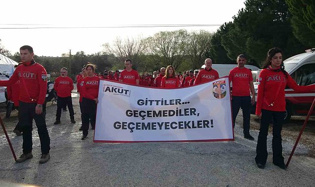 AKUT'tan Çanakkale Zaferi yıl dönümünde anlamlı yürüyüş