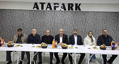 Alaca Belediye Başkanı Arslan belediye personeli ile iftarda buluştu