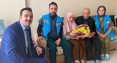 Alaca'da yaşlılar unutulmadı