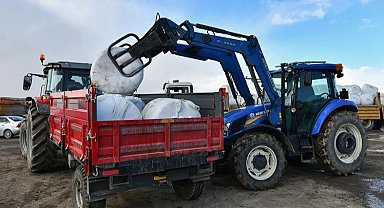 Ankara Büyükşehir'in mısır silajı desteği sürüyor