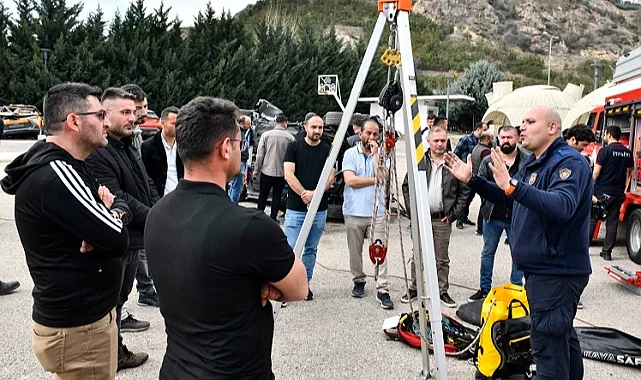 Ankara İtfaiyesi'nden iyfaiyecilere kapsamlı eğitim