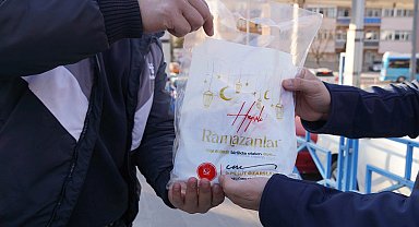 Ankra Keçiören Belediyesi'nden kumanya ve tatlı ikramı