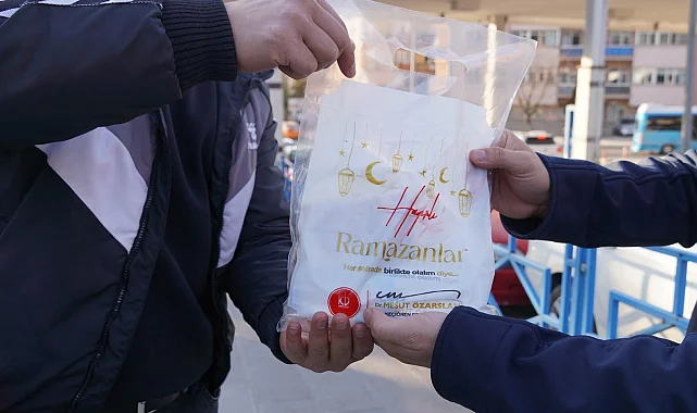 Ankra Keçiören Belediyesi'nden kumanya ve tatlı ikramı