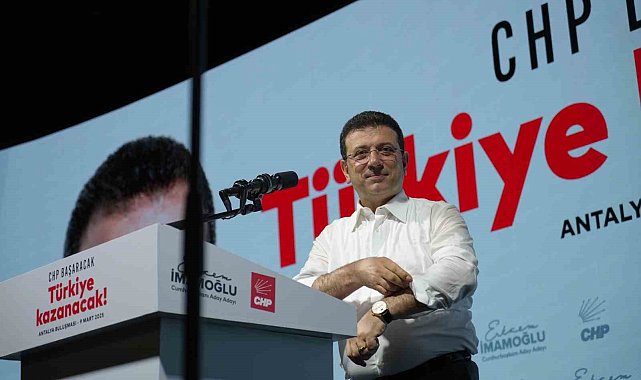 Antalya Büyükşehir Belediye Başkanı Böcek, İmamoğlu'nun programına katıldı