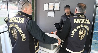 Antalya'da son bir haftada 201 şüpheli tutuklandı