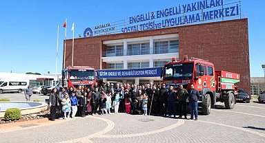 Antalyalı Down sendromlu çocuklar eğlendi