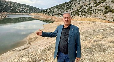 Araban Ardıl Barajı'nda su seviyesi yüzde 35'e düştü