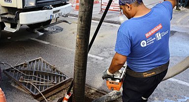 ASAT'tan 4 mahallede eş zamanlı yağmur suyu temizliği