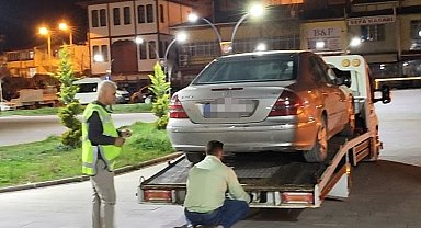 Attığı drift 46 bin TL'ye patladı, 60 gün aracından ve ehliyetinden oldu