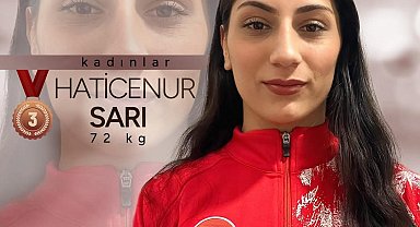 Avrupa 3.'sü olan genç sporcunun hedefi dünya şampiyonası