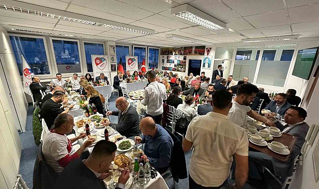 Avrupa Türk Futbol Federasyonu'nun genel merkezinde iftar programı gerçekleştirildi