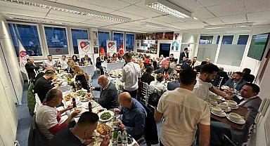 Avrupa Türk Futbol Federasyonu'nun genel merkezinde iftar programı gerçekleştirildi