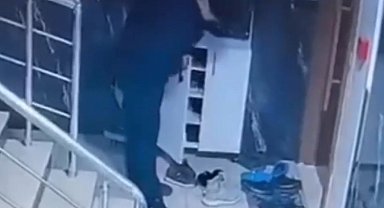 Ayakkabı hırsızlığı kamerada