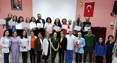Aydın Devlet Hastanesi'ndeki eğitim programı sona erdi