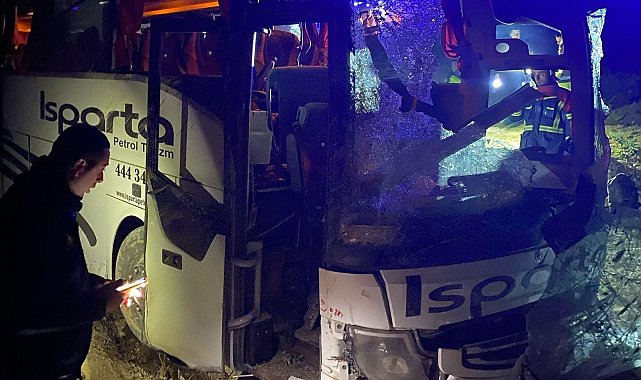Aydın'da otobüs kazası: 1 ölü, 32 yaralı