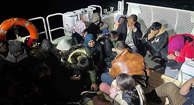 Ayvacık açıklarında 23 kaçak göçmen yakalandı