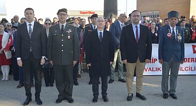 Ayvalık'ta Çanakkale Destanı'nın 110. yıldönümü coşkuyla kutlandı