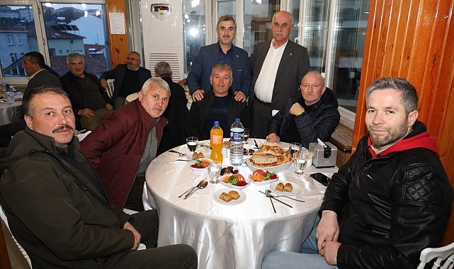 Bafra'da muhtarlar iftarda buluştu