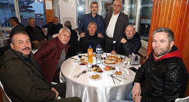 Bafra'da muhtarlar iftarda buluştu