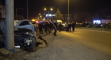 Bafra'da zincirleme kaza: 4 yaralı
