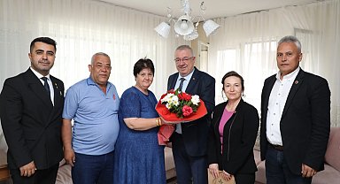 Balıkesir Edremit'te şehit ailelerine destek