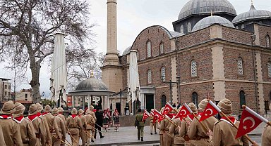 Balıkesir Lisesi keşşafları Çanakkale cephesine uğurlandı