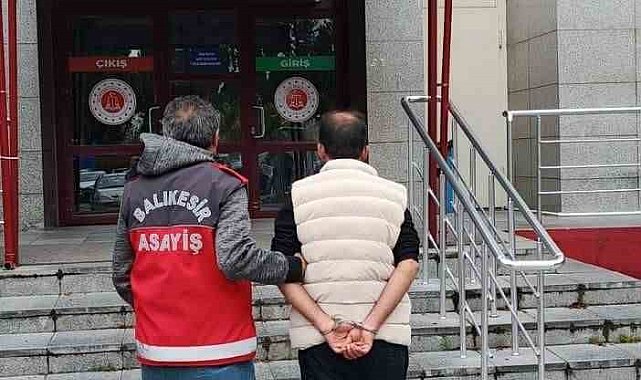 Balıkesir'de altın hırsızı polisten kaçamadı