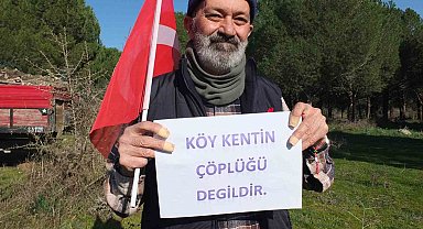 Balıkesir'de köylülerin katı atık tesisine tepkisi