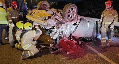 Bandırma-Çanakkale karayolunda trafik kazası: 1 yaralı