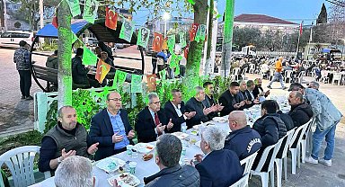Bandırma Yeşilçomlu'da Geleneksel İftar Buluşması
