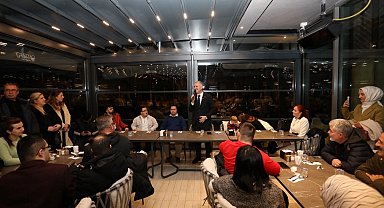 Başkan Alper Taban down sendromlu öğrencilerle bir araya geldi