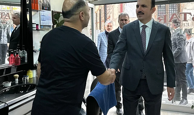 Başkan Altay esnafla ve vatandaşlarla buluştu