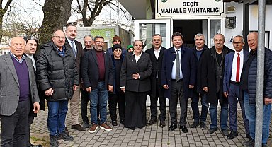 Başkan Aydın Bursa'da mahalle mahalle geziyor!