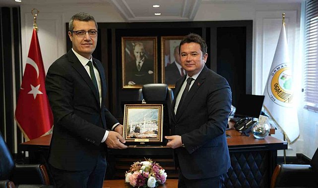 Başkan Aydın'dan Orman Bölge Müdürü Şahan'a hayırlı olsun ziyareti