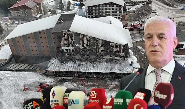 Başkan Bozbey Uludağ'daki otel yangınını değerlendirdi: Sezondan sonra olması faciayı önledi!