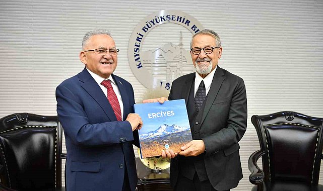 Başkan Büyükkılıç, Prof. Dr. Naci Görür'ü ağırladı