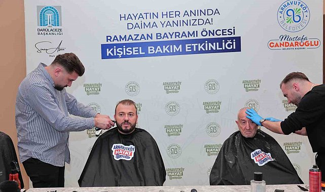 Başkan Candaroğlu'ndan koca çınarlara bayram tıraşı sürprizi
