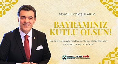 Başkan Demir'den Ramazan bayramı mesajı