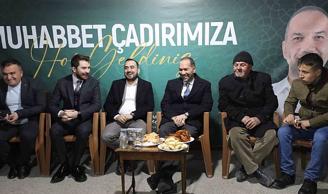 Başkan Özdemir, Muhabbet Çadırı'nda vatandaşlarla buluştu