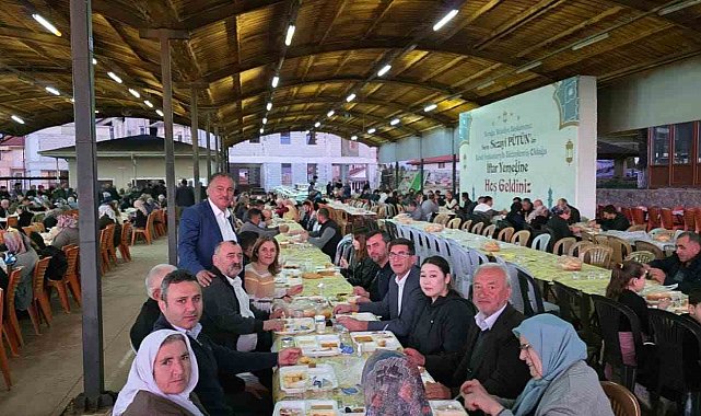 Başkan Pütün, Beyağaçlı hemşehrilerini iftar sofrasında ağırladı